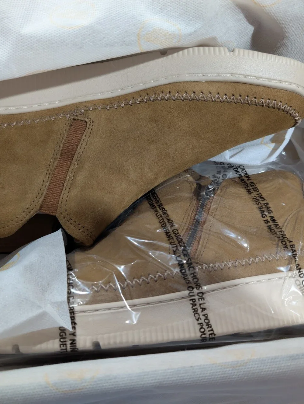 Women's Sam Hubbard Casual Suede Zip Sneakers - Brown